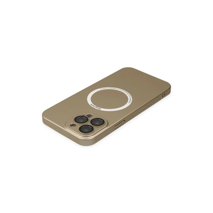 BFS  iPhone 14 Pro Kılıf Jack Magneticsafe Lens Silikon - Gold