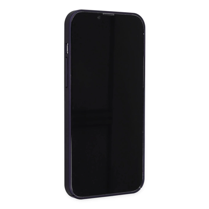 BFS  iPhone 14 Pro Kılıf Jack Magneticsafe Lens Silikon - Mor