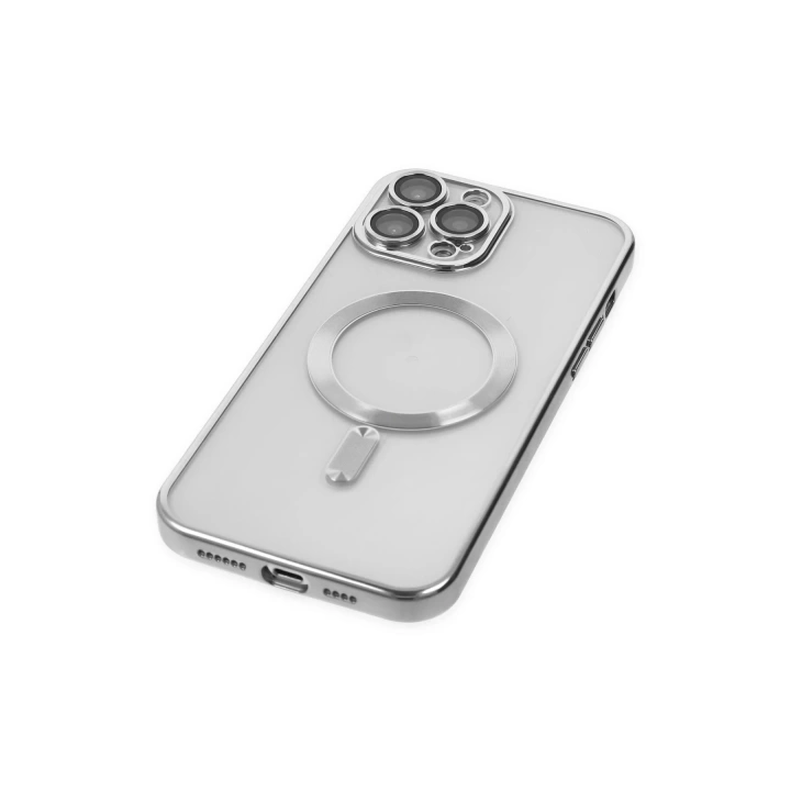 BFS  iPhone 14 Pro Kılıf Kross Magneticsafe Kapak - Gümüş
