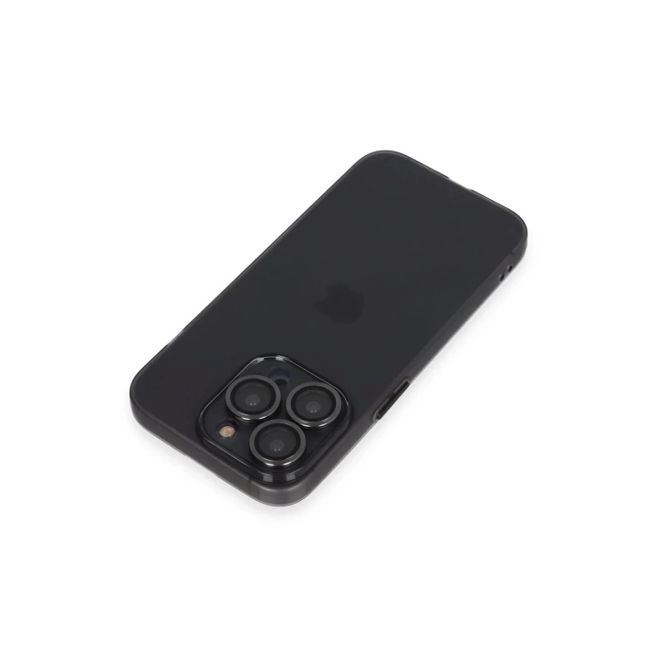 BFS  iPhone 14 Pro Kılıf Luko Lens Silikon - Siyah