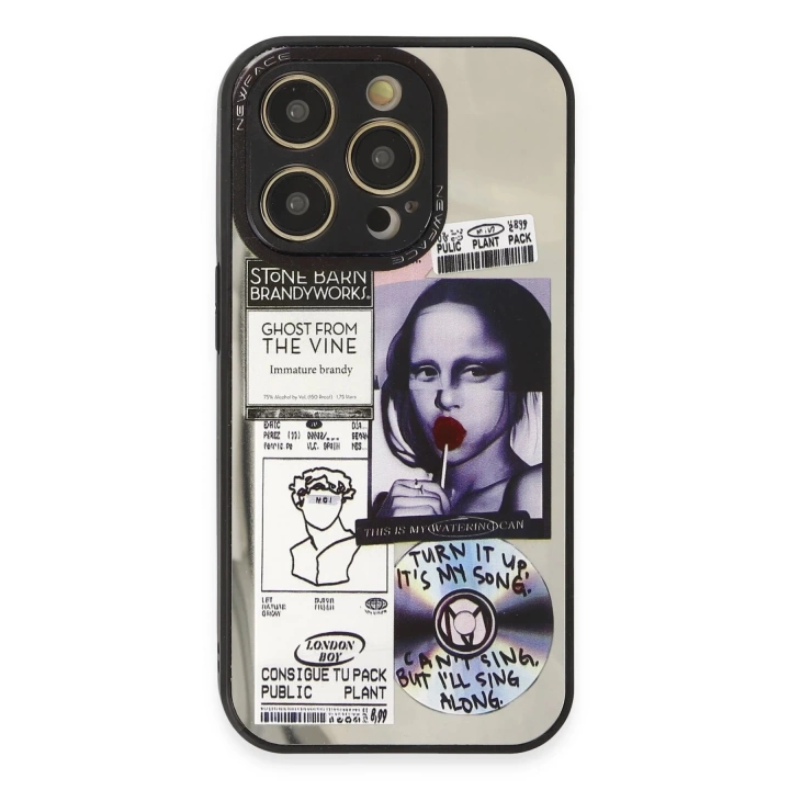 BFS  iPhone 14 Pro Kılıf Mirror Desenli Kapak - Mirror - 2