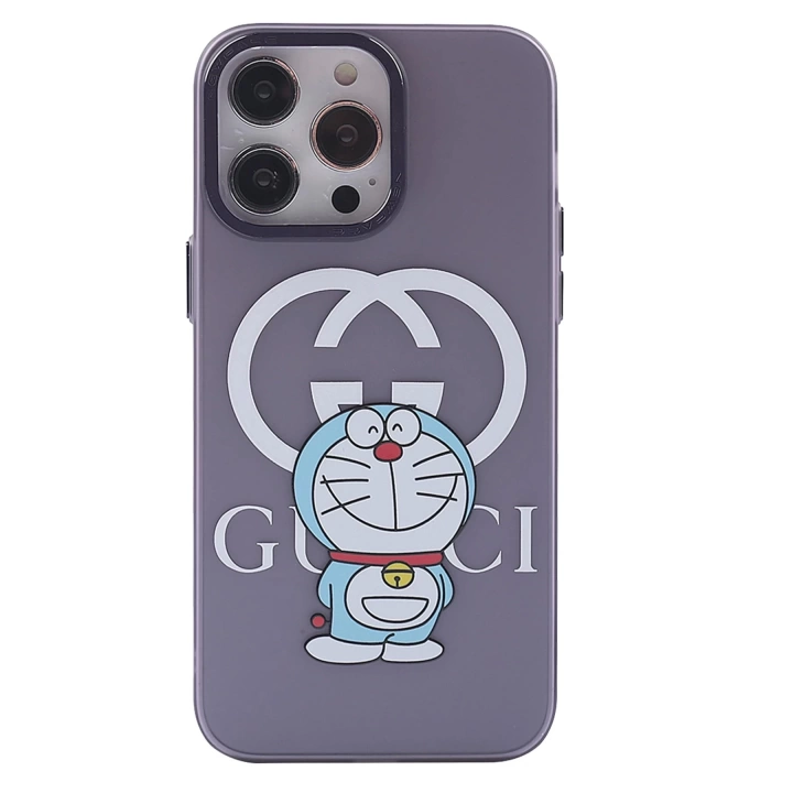 BFS  iPhone 14 Pro Kılıf Prada Desenli Kapak - Prada Mor - 3
