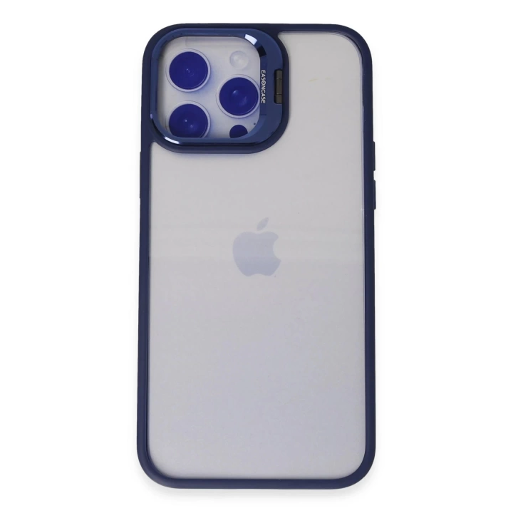 BFS  iPhone 14 Pro Kılıf Roblox Lens Standlı Kapak - Lacivert