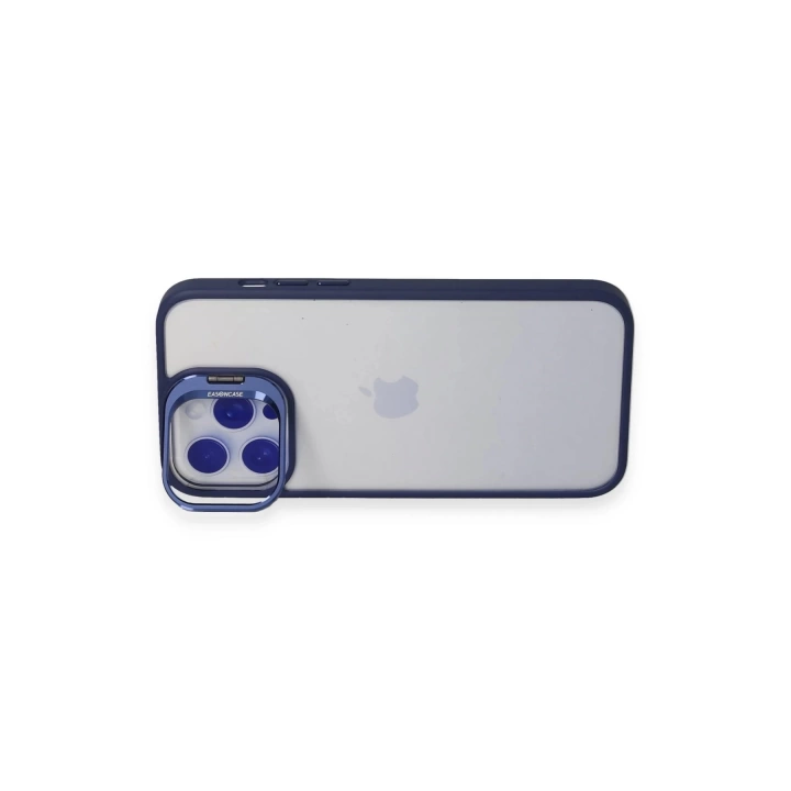 BFS  iPhone 14 Pro Kılıf Roblox Lens Standlı Kapak - Lacivert