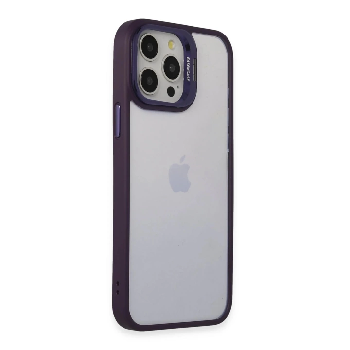 BFS iPhone 14 Pro Kılıf Roblox Lens Standlı Kapak - Mor