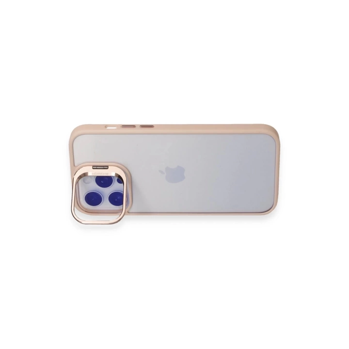 BFS  iPhone 14 Pro Kılıf Roblox Lens Standlı Kapak - Pudra