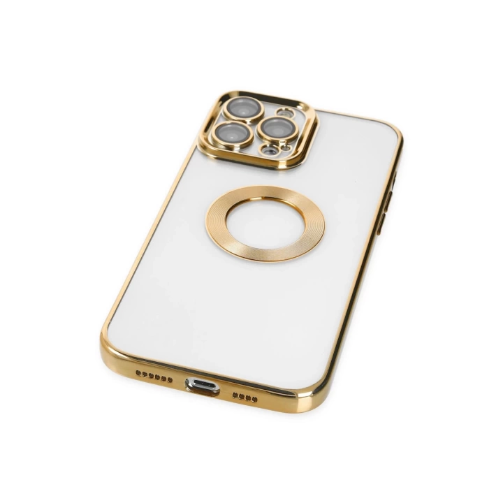 BFS  iPhone 14 Pro Kılıf Slot Silikon - Gold