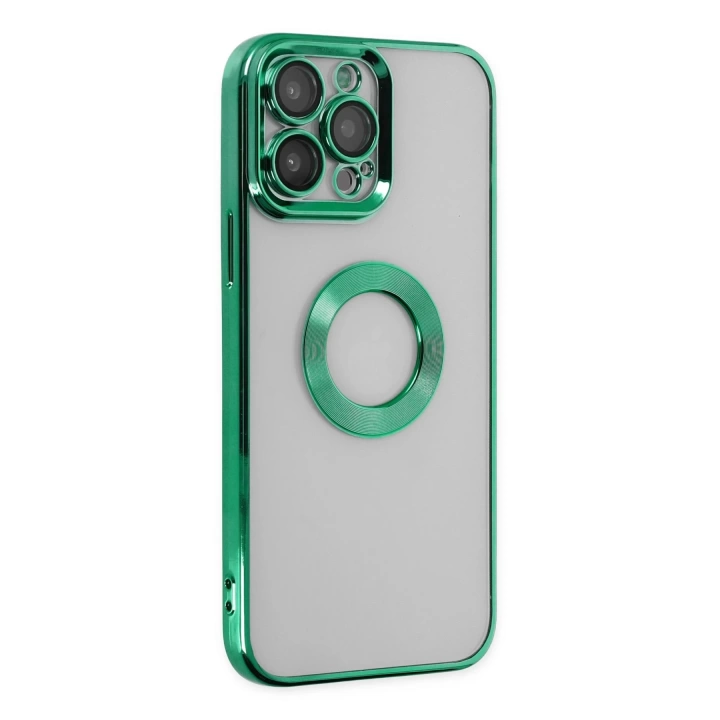BFS  iPhone 14 Pro Kılıf Slot Silikon - Köknar Yeşili