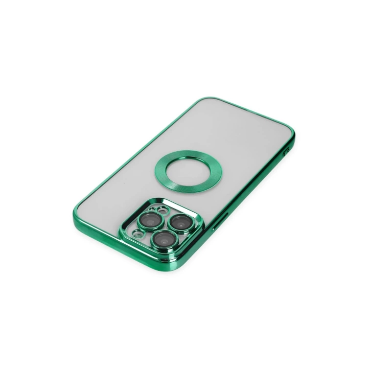BFS  iPhone 14 Pro Kılıf Slot Silikon - Köknar Yeşili