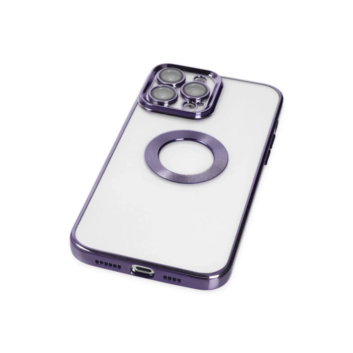 BFS  iPhone 14 Pro Kılıf Slot Silikon - Mor