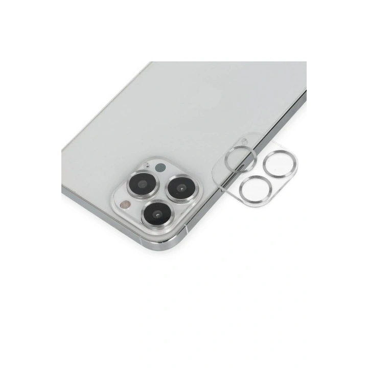 BFS  iPhone 14 Pro Max Band Metal Kamera Lens - Gümüş