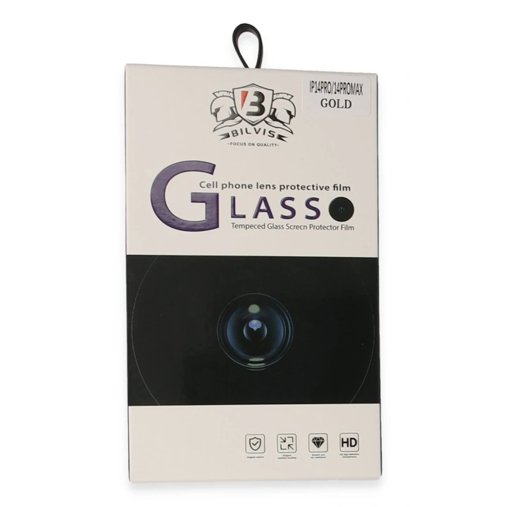 BFS  iPhone 14 Pro Max Bilvis Titan Kamera Lens - Gold