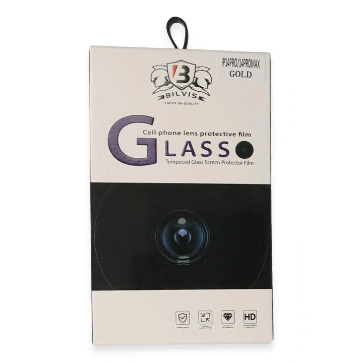 BFS iPhone 14 Pro Max Bilvis Titan Kamera Lens - Gold