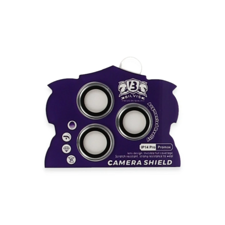 BFS  iPhone 14 Pro Max Bilvis Titan Kamera Lens - Gümüş