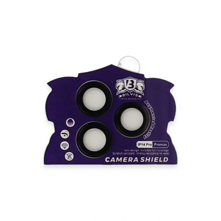 BFS  iPhone 14 Pro Max Bilvis Titan Kamera Lens - Siyah