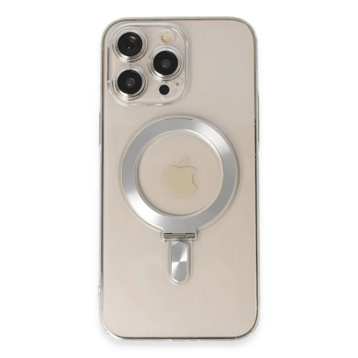 BFS  iPhone 14 Pro Max Era Magsafe Standlı Kapak - Şeffaf