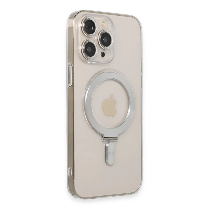 BFS  iPhone 14 Pro Max Era Magsafe Standlı Kapak - Şeffaf