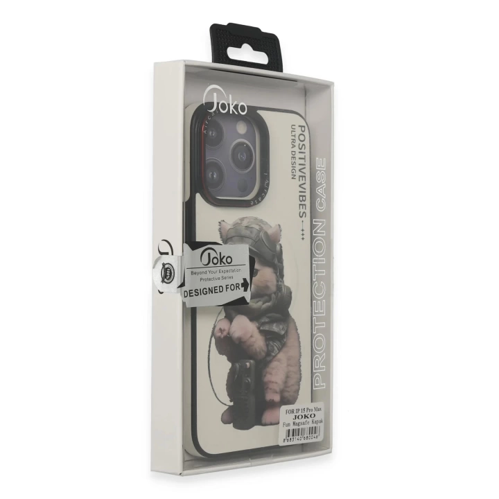BFS  iPhone 14 Pro Max Fun Magsafe Kapak - Beyaz