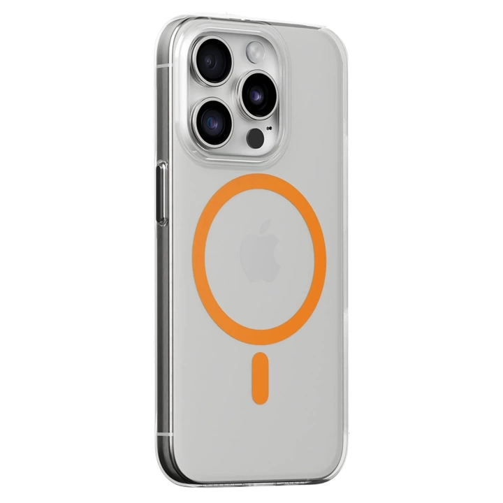 BFS  iPhone 14 Pro Max Kılıf Bubble Magsafe Kapak - Turuncu