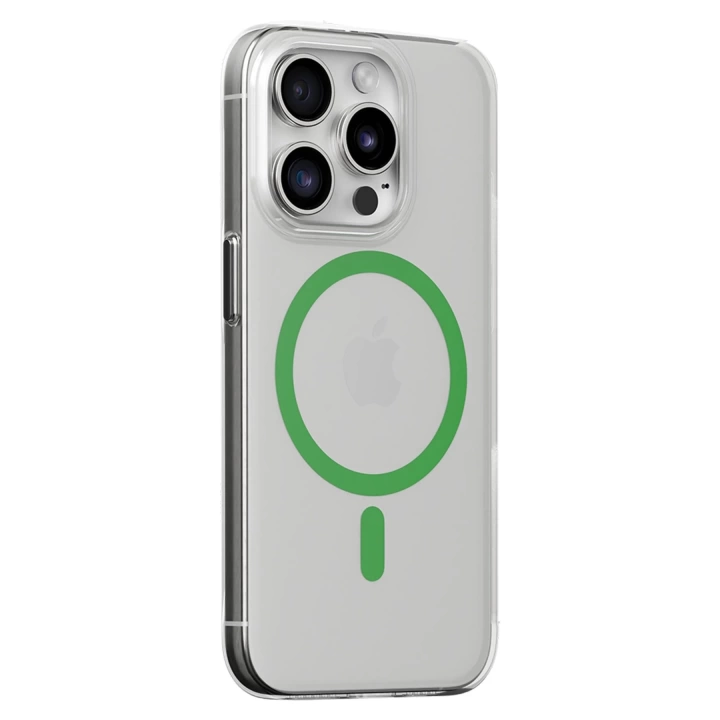 BFS  iPhone 14 Pro Max Kılıf Bubble Magsafe Kapak - Yeşil
