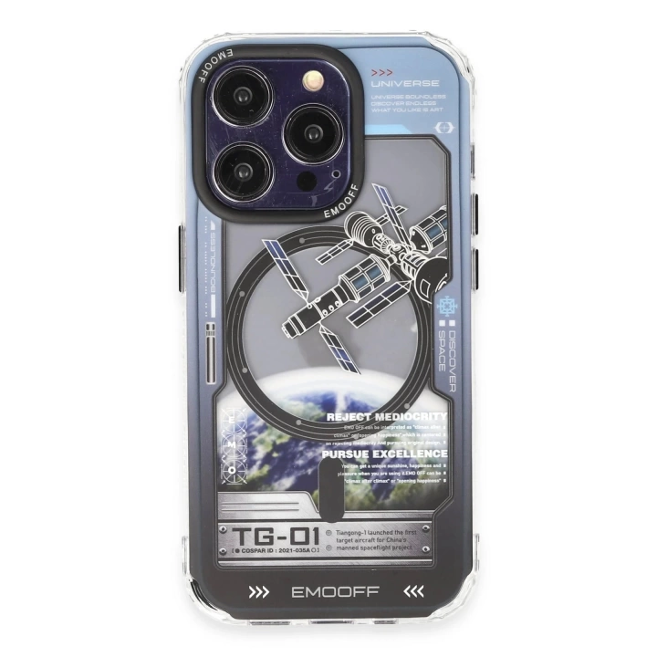 BFS  iPhone 14 Pro Max Kılıf Clone Space Magsafe Kapak - Clone - 6
