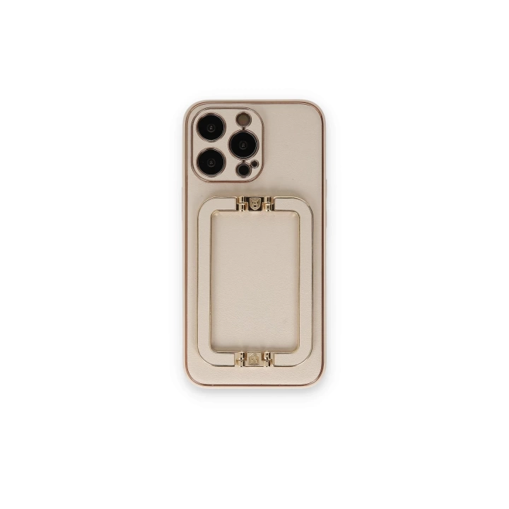 BFS  iPhone 14 Pro Max Kılıf Coco Elit Kapak - Gold