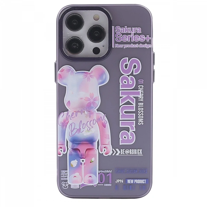 BFS  iPhone 14 Pro Max Kılıf  Desenli Kapak -  Mor - 1