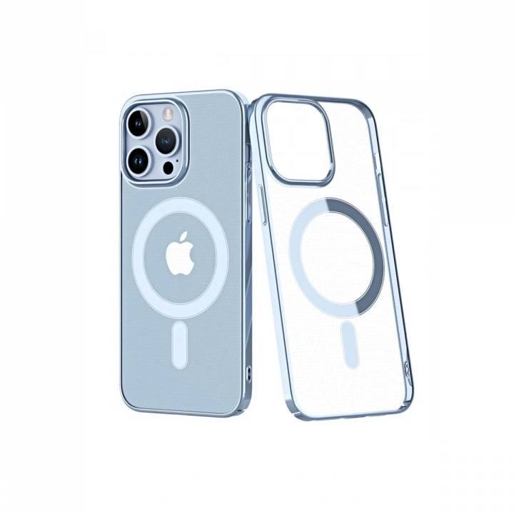 BFS  iPhone 14 Pro Max Kılıf Element Magneticsafe Sert Kapak - Sierra Blue