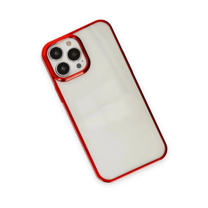 BFS  iPhone 14 Pro Max Kılıf Element Silikon - Kırmızı