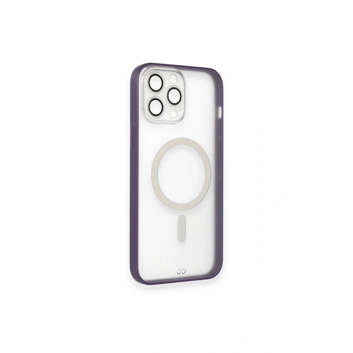 BFS iPhone 14 Pro Max Kılıf Grand Magneticsafe Kapak - Mor