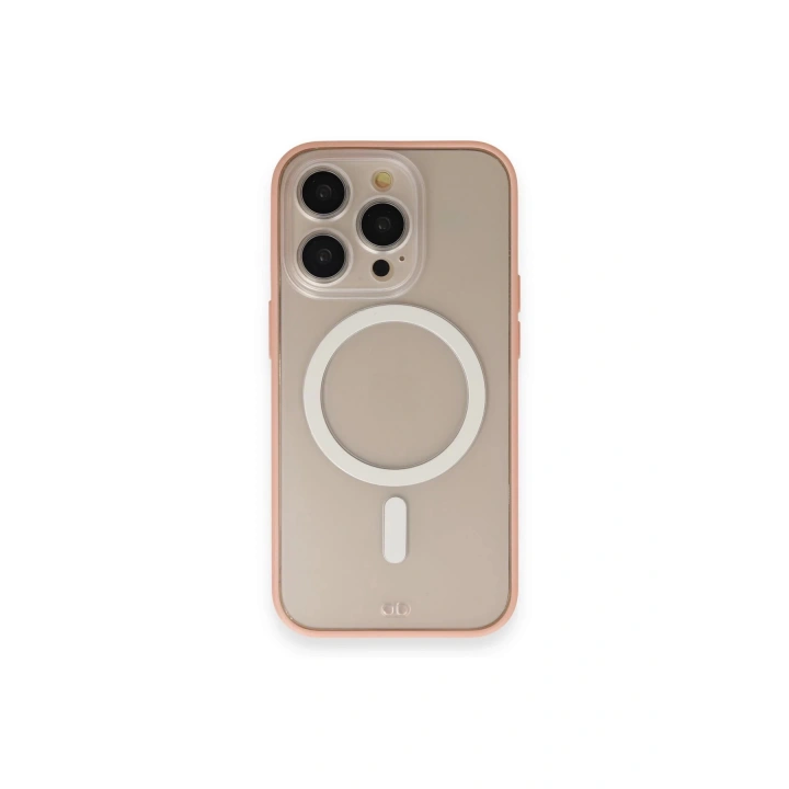 BFS iPhone 14 Pro Max Kılıf Grand Magneticsafe Kapak - Pembe
