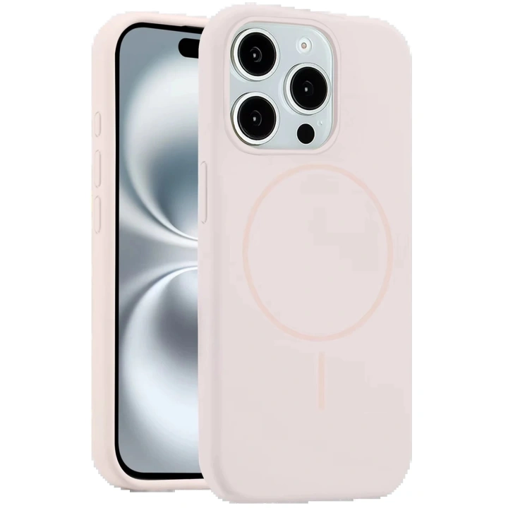 BFS iPhone 14 Pro Max Kılıf Jully Magsafe Kapak - Pembe