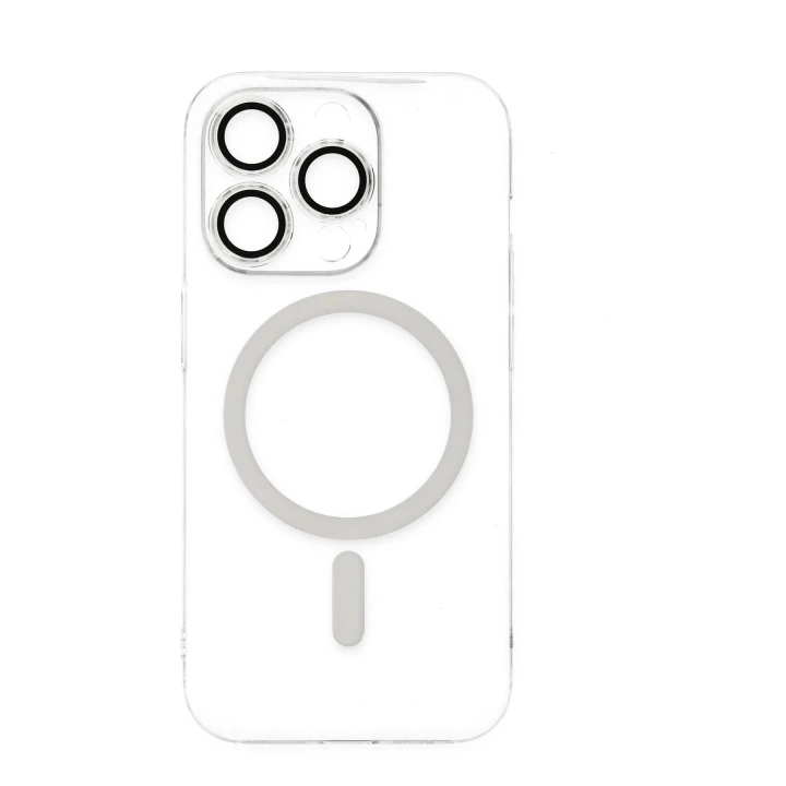 BFS  iPhone 14 Pro Max Kılıf Kaou Magneticsafe Slim Kapak - Şeffaf