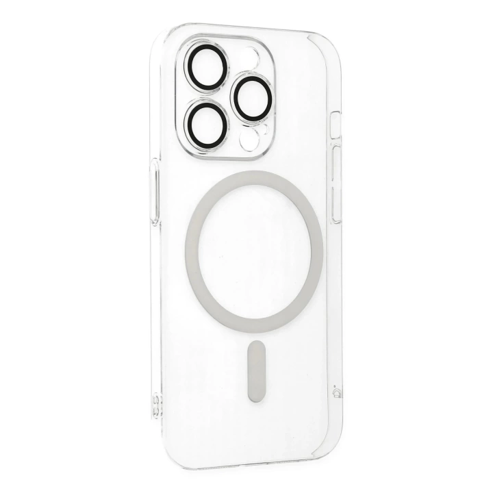 BFS  iPhone 14 Pro Max Kılıf Kaou Magneticsafe Slim Kapak - Şeffaf