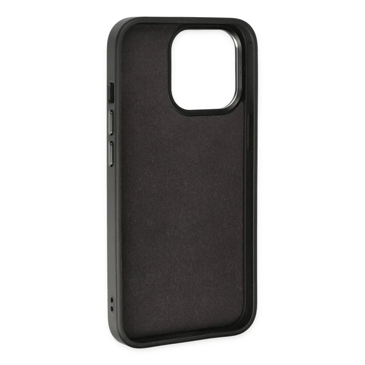 BFS  iPhone 14 Pro Max Kılıf King Kapak - Gri-Siyah