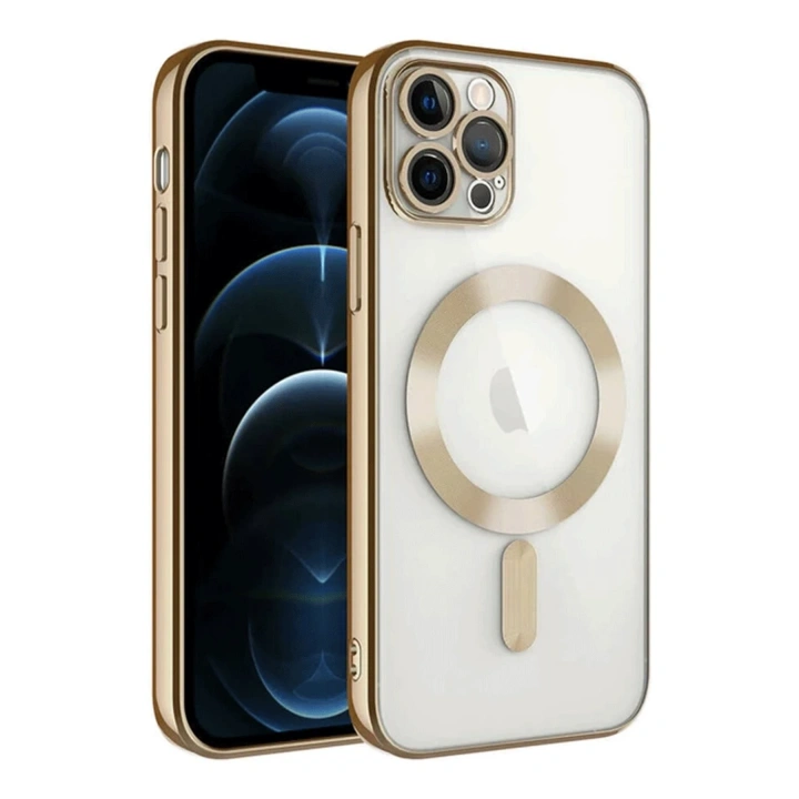 BFS  iPhone 14 Pro Max Kılıf Kross Magneticsafe Kapak - Gold