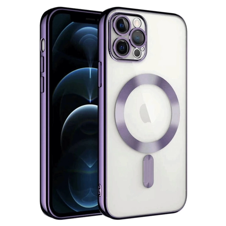 BFS  iPhone 14 Pro Max Kılıf Kross Magneticsafe Kapak - Mor