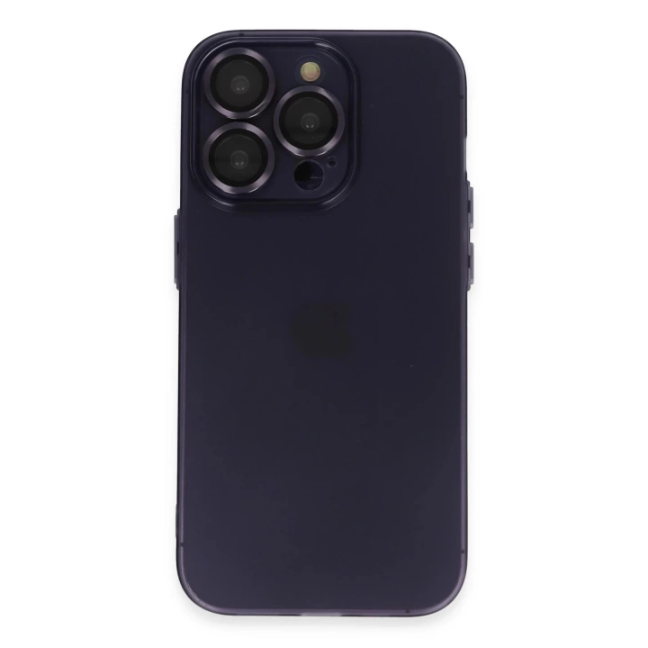 BFS  iPhone 14 Pro Max Kılıf Luko Lens Silikon - Siyah