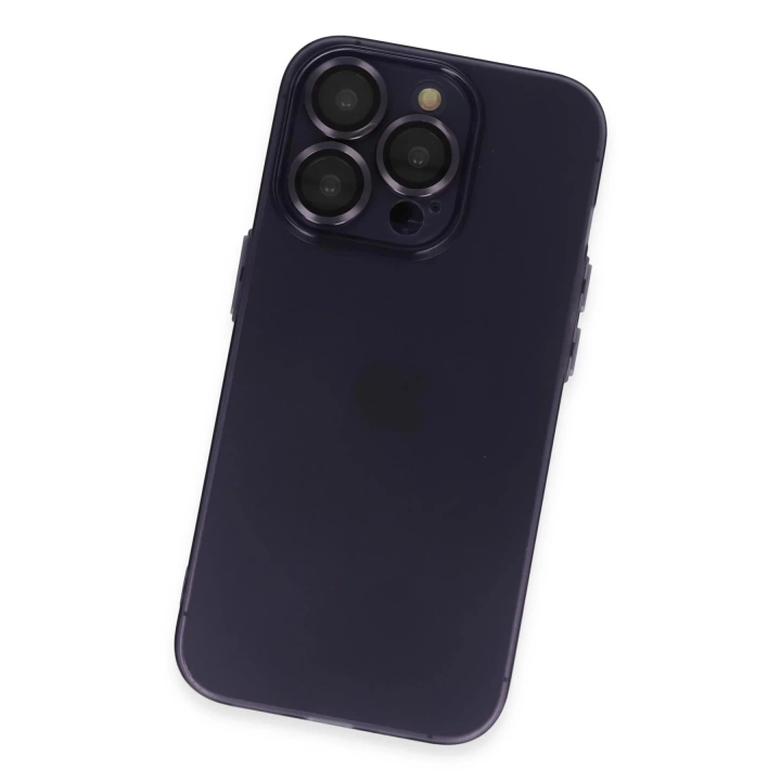 BFS  iPhone 14 Pro Max Kılıf Luko Lens Silikon - Siyah