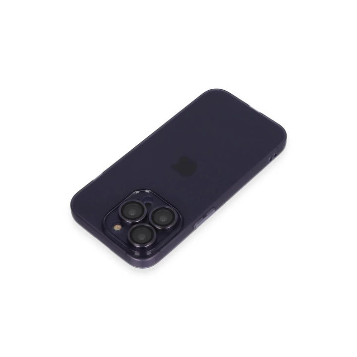 BFS  iPhone 14 Pro Max Kılıf Luko Lens Silikon - Siyah