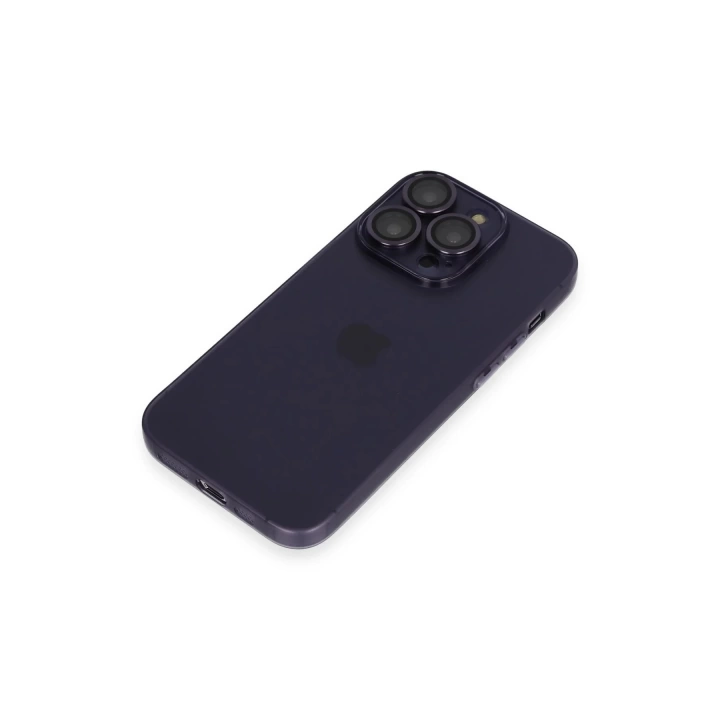 BFS  iPhone 14 Pro Max Kılıf Luko Lens Silikon - Siyah