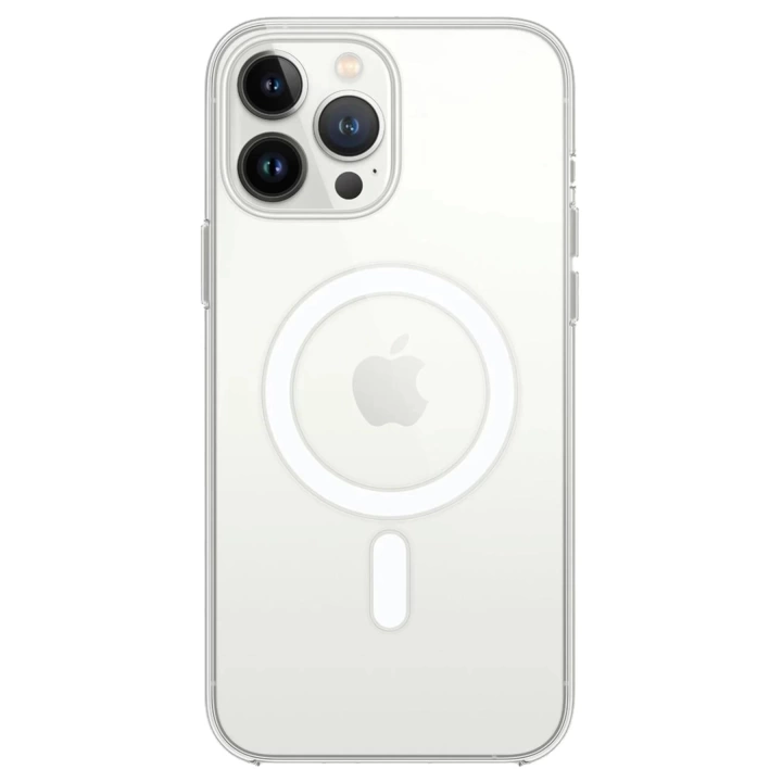 BFS  iPhone 14 Pro Max Kılıf Magneticsafe Şeffaf Silikon - Şeffaf