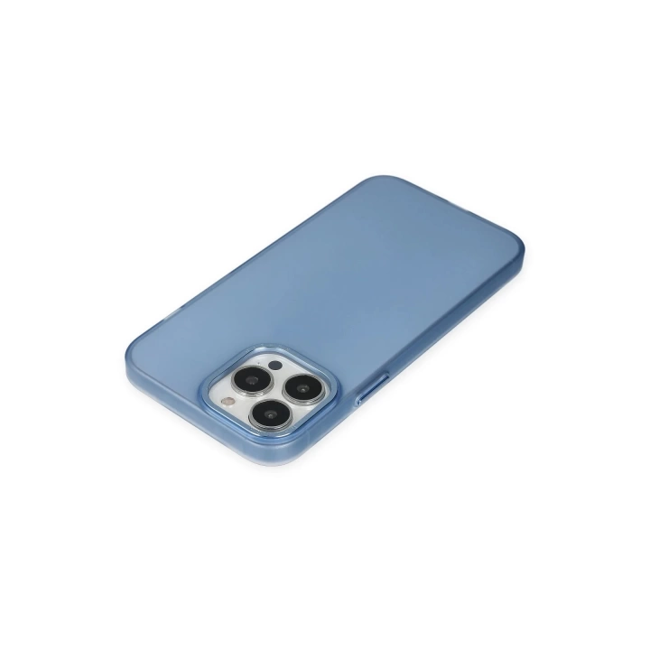 BFS  iPhone 14 Pro Max Kılıf Modos Metal Kapak - Mavi