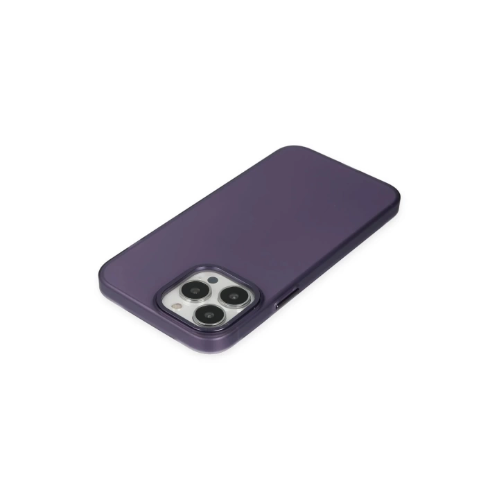 BFS  iPhone 14 Pro Max Kılıf Modos Metal Kapak - Mor