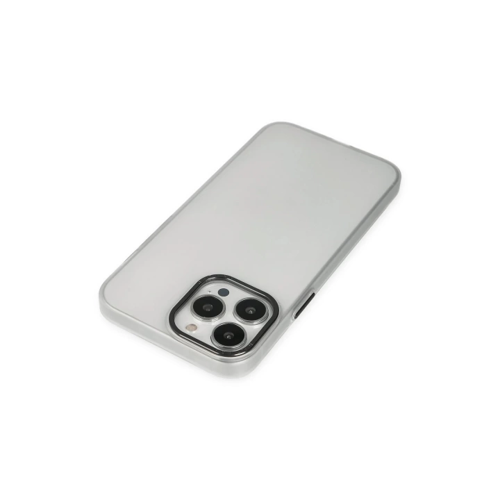 BFS  iPhone 14 Pro Max Kılıf Modos Metal Kapak - Şeffaf