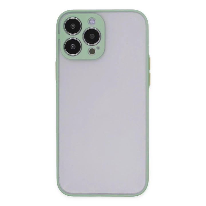 BFS  iPhone 14 Pro Max Kılıf Montreal Silikon Kapak - Turkuaz