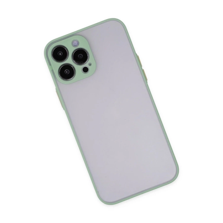 BFS  iPhone 14 Pro Max Kılıf Montreal Silikon Kapak - Turkuaz