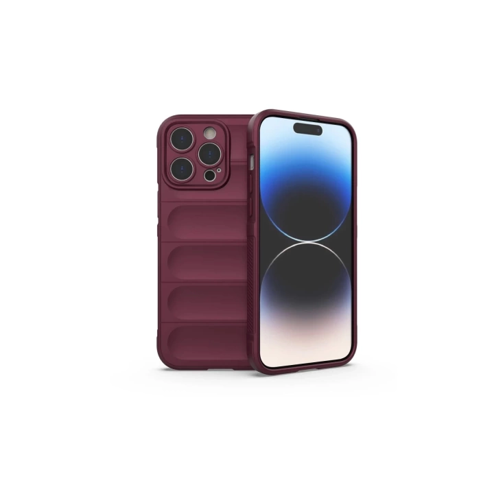 BFS  iPhone 14 Pro Max Kılıf Optimum Silikon - Bordo