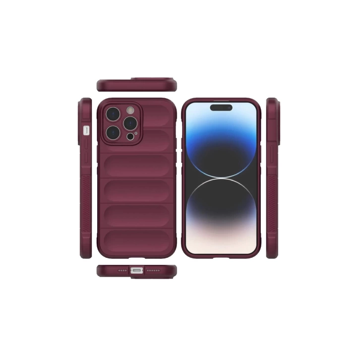 BFS  iPhone 14 Pro Max Kılıf Optimum Silikon - Bordo
