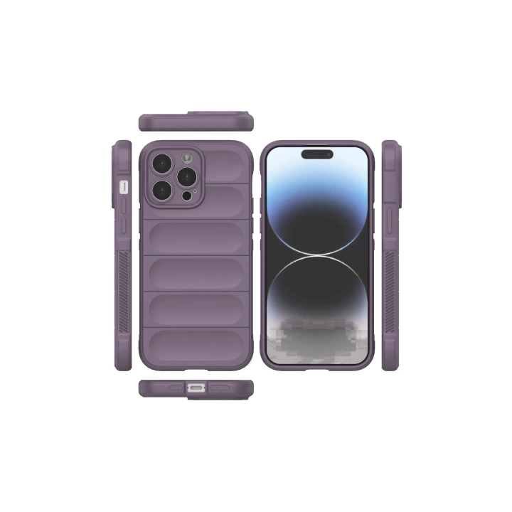 BFS  iPhone 14 Pro Max Kılıf Optimum Silikon - Mor